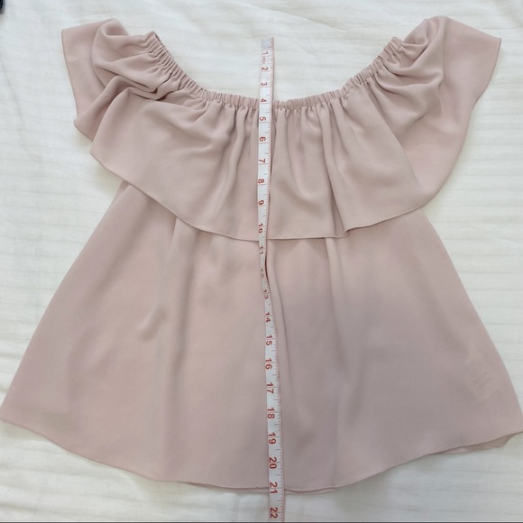 Aritzia Wilfred Promener Off the Shoulder Blouse Pink size Small - Picture 10 of 10